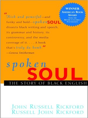 cover image of Spoken Soul